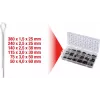 Splindikomplekt ks tools 1000 tk 970.0330 — 1000 lukustus-/splindi sortiment