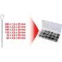 Splindikomplekt ks tools 1000 tk 970.0330 — 1000 lukustus-/splindi sortiment