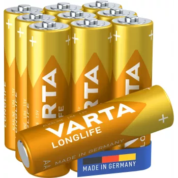Ühekordne patarei Varta 4106101761 AA Leelispatarei