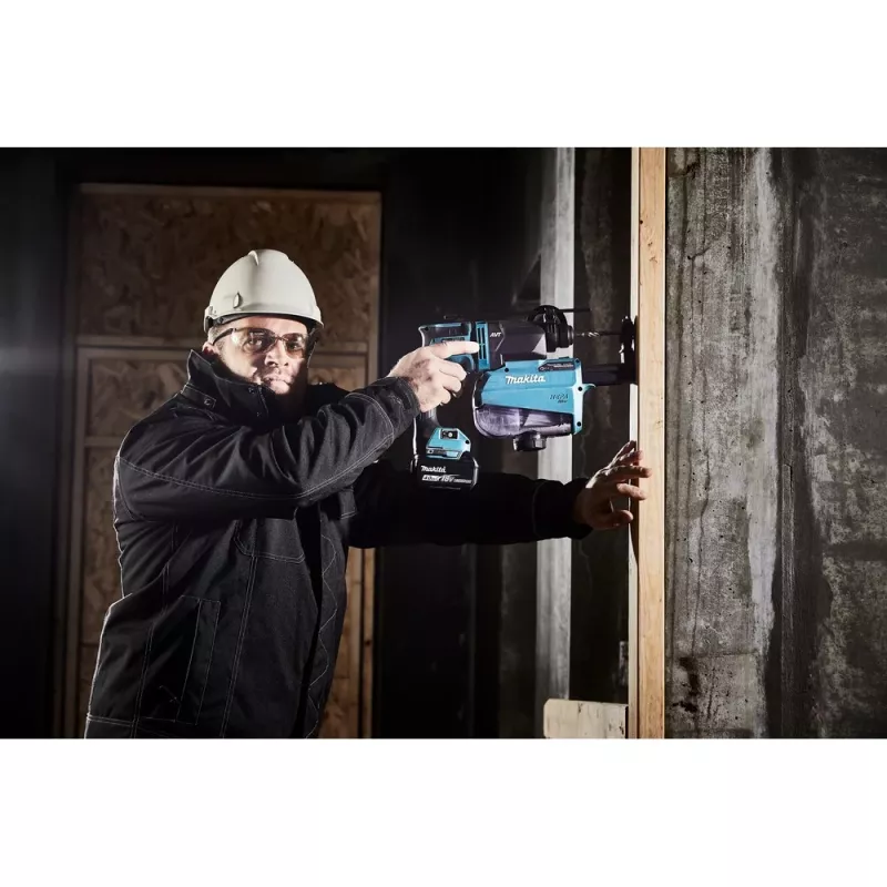 Aku-kombihaamer DHR182ZU, 18 V, pöördhaamer sinine/must, Bluetooth, ilma aku ja laadijata