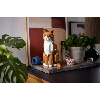 LEGO IDEAS 21376 oranž Cat