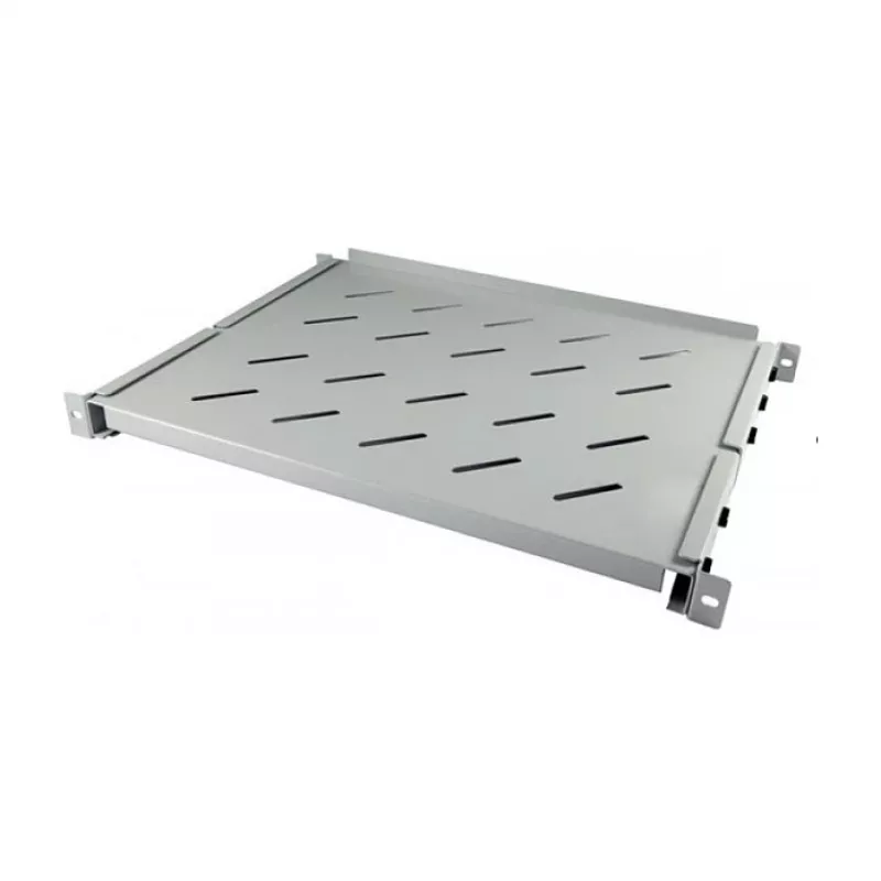 Rack shelf ALLNET ALL-S0002101, 19 inch (48.3 cm), 450 mm width, 550 mm depth, silver