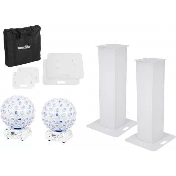 Lavapüstikukomplekt EUROLITE 20000652 100 cm koos 2× valge efektiga LED B-40-ga
