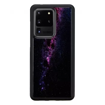 Kaitseümbris iKins Samsung Galaxy S20 Ultra jaoks — must Milky Way viimistlus