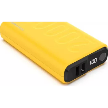 RealPower PB-20000 liitiumpolümeer (LiPo) 20000 mAh kollane (390655)