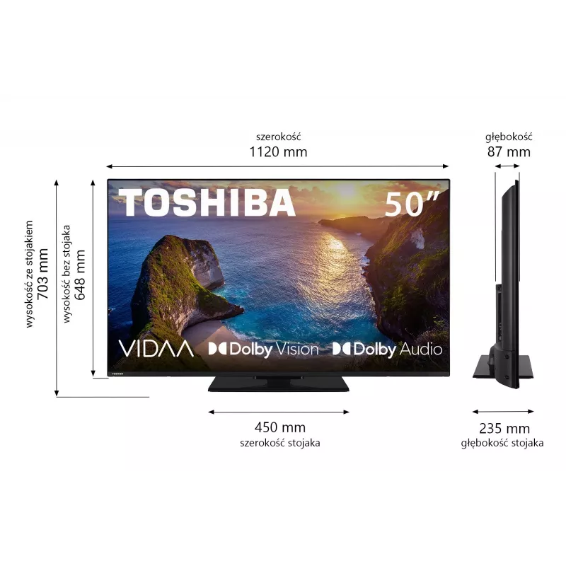 TV LED 50 tolli 50UV3463DG