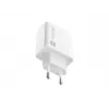 Sisetingimustes vahelduvvoolu kiirlaadija NATEC RIBERA 12V 20W USB-C PD 3.0 + USB-A Samsung AFC valge