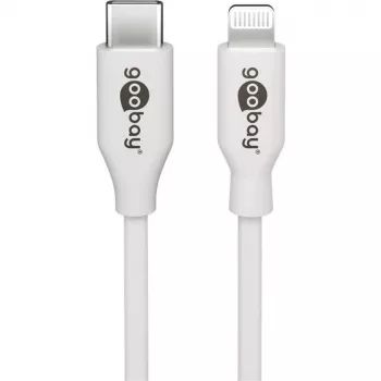 Apple Lightning / USB-C PD laadimiskomplekt 30 vatti, laadija valge, 1-meetrine kaabel, PD