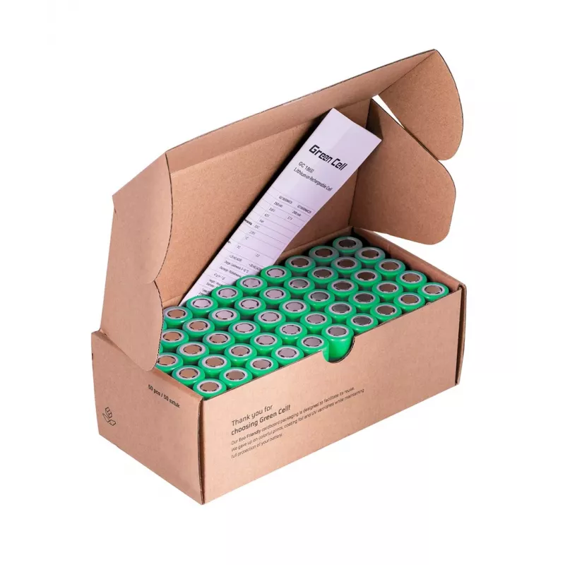 Green Cell 50GC18650NMC29 majapidamispatarei taaslaetav aku 18650 liitium-ioon (Li-Ion)