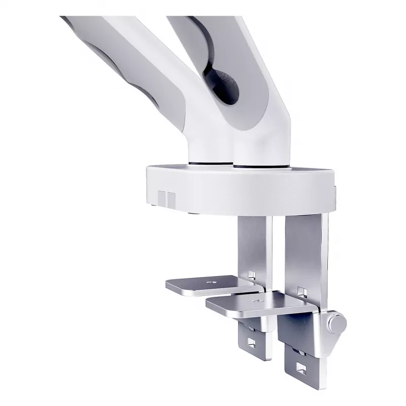 Monitor mount DIGITUS Dual design for 2×35 inch screens, clamp, 2×10 kg, VESA 75–100, tilt -45–90°