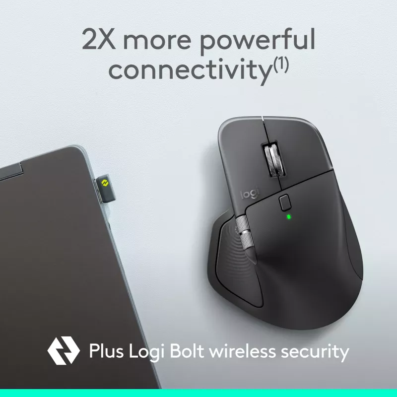 Logitech Logitech MX Master 4 for Business hiir - juhtmevaba + Bluetooth, 8000 DPI, grafiit | Logitech