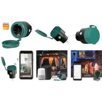 LogiLink nutika kodu WiFi-pistik välitingimustesse CEE 7/3 (SH0100)