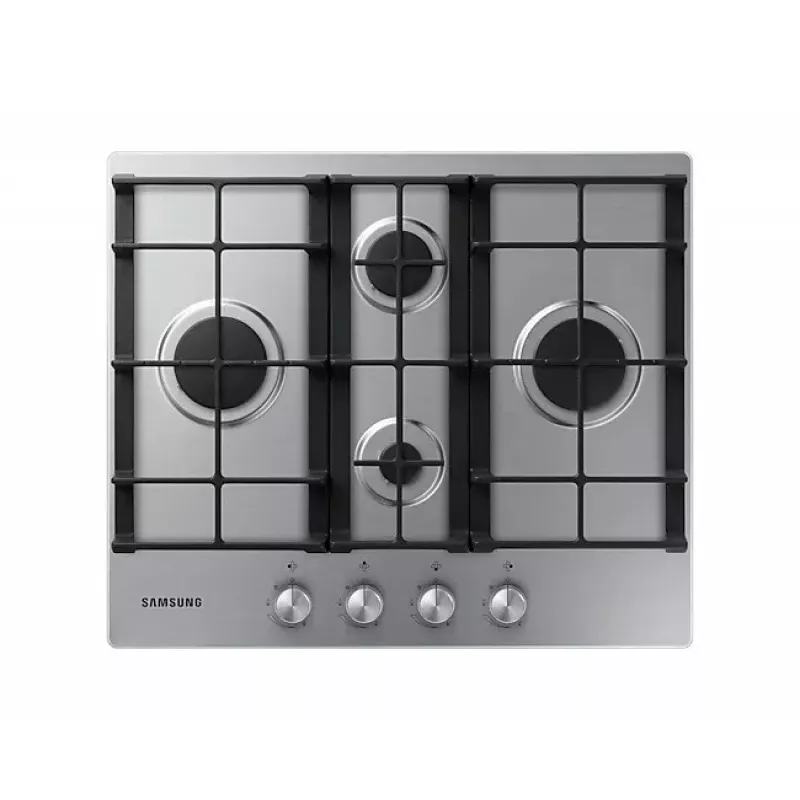 Samsung NA64H3010BS roostevabast terasest sisseehitatud 56 cm gaasipliit 4 tsooniga