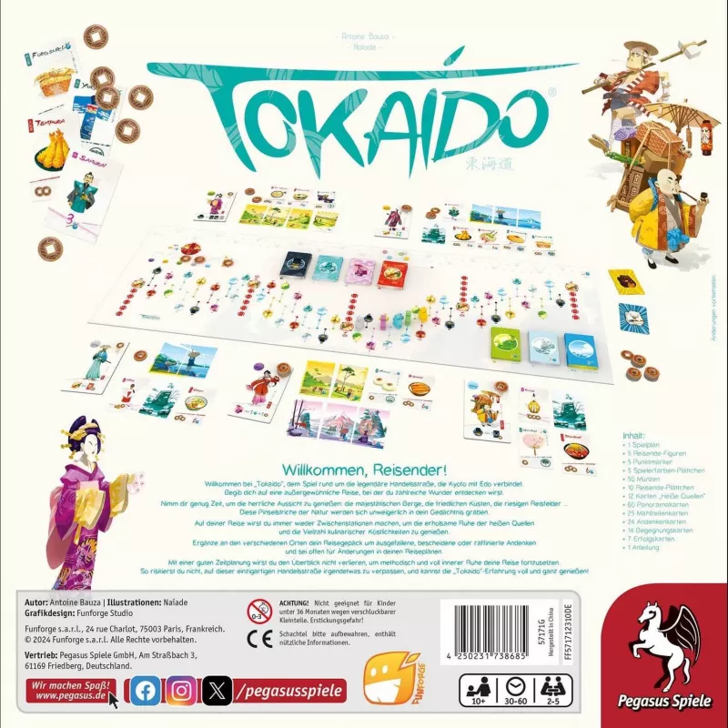 Tokaido 10. aastapäeva väljaanne, lauamäng