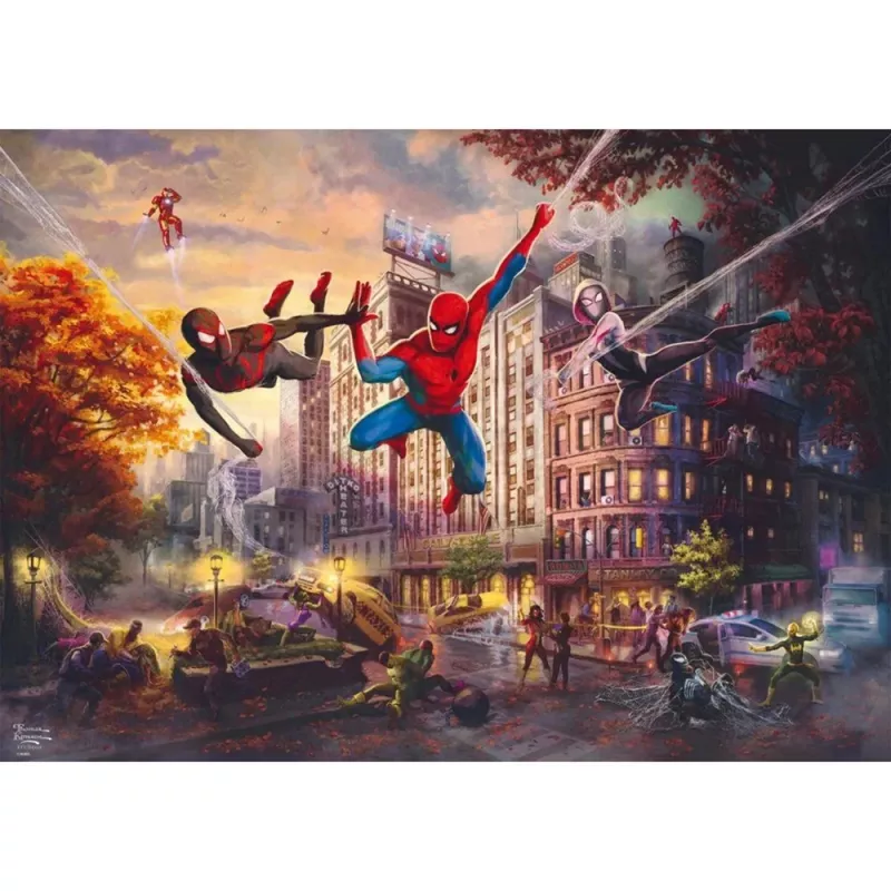Pusle schmidt spiele Thomas Kinkade Studios 1000 tk Marvel Spider-Man & Friends