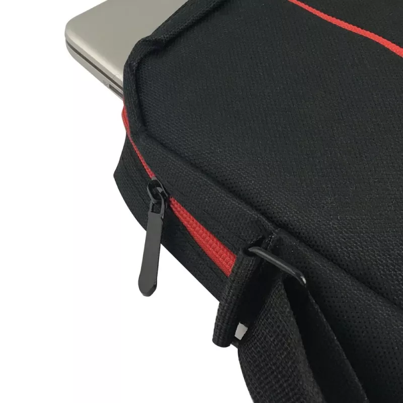 Esperanza SALERNO 39.6 cm (15.6) Toploader kott Must, Punane
