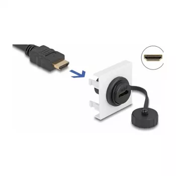DeLOCK Easy 45 HDMI-moodul 45 x 45 mm kaabli pikkus 0,045 m