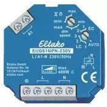 Dimmeri lüliti Eltako EUD61NPN-230V 230V võimsus-MOSFET valgustuse juhtimiseks