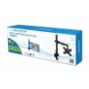Lauamonitori kinnitus ESPERANZA ERW017 10–27-tollistele ekraanidele, kuni 8 kg, lauaklamber, VESA 75x75–100x100
