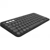 Logitech Pebble 2 Combo juhtmeta klaviatuur ja hiir QWERTZ saksa grafiit