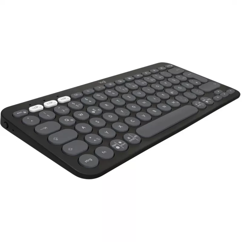 Logitech Pebble 2 Combo juhtmeta klaviatuur ja hiir QWERTZ saksa grafiit