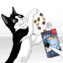 Kassi maiustused Felix Party Mix Dairy Delight 60 g — krõmpsuvad piimamaitselised maiused täiskasvanud kassidele, valk 35%, rasv 19,5%