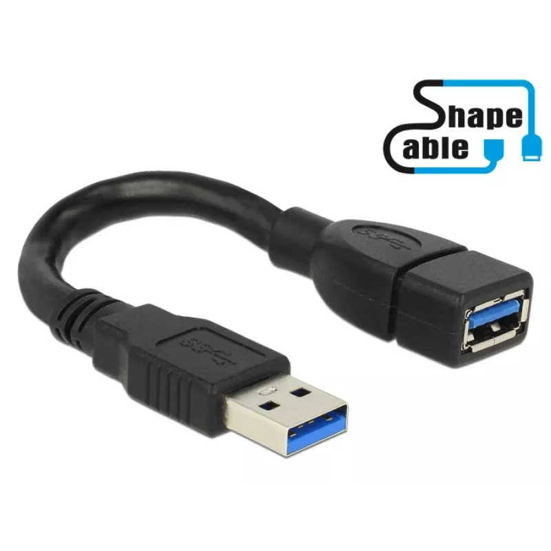 USB-kaabel DeLOCK 0,15m 2xUSB3.0-A