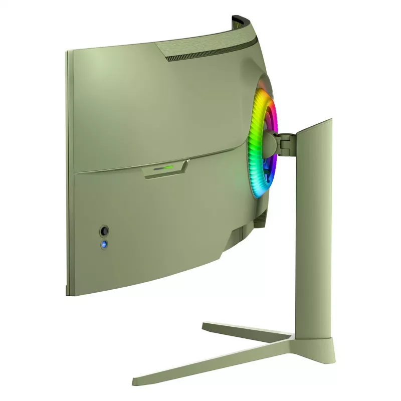 Kõver arvutimonitor Arozzi Nova 49 tolli (124,5 cm) Dual QHD 5120×1440 LED VA, 4 ms, Roheline
