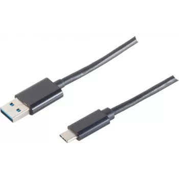 USB-kaabel S/CONN 14-10006 USB 3.2 Gen 1 1 m USB A USB C Must