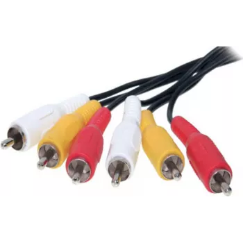 Audio RCA-kaabel ShiverPeaks 40150-2.5 — 3 RCA-pistikut, pikkus 2,5 m