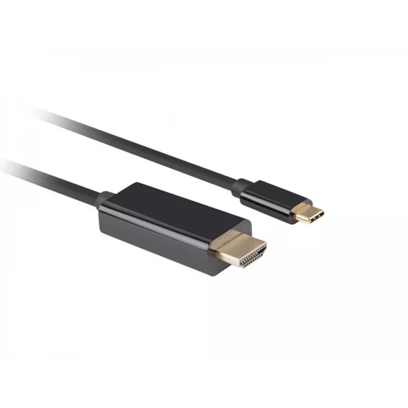 Lanberg USB-C–HDMI kaabel, 0,5 m 4K/60Hz, must | Lanberg | USB-C–HDMI kaabel | CA-CMHD-10CU-0005-BK | 0,5 m