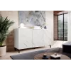 MARMO 3D kummut 150x45x80.5 cm valge matt/marble valge