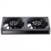 120mmx2 ARGB PWM korpuse ventilaatorid, Jonsbo ZA-240 Infinity Mirror 240mm must