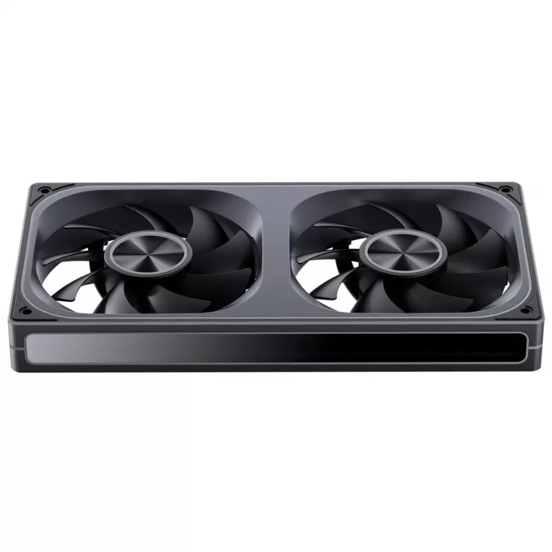 120mmx2 ARGB PWM korpuse ventilaatorid, Jonsbo ZA-240 Infinity Mirror 240mm must