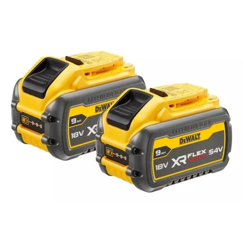 Akupakk DeWalt DCB547 18V/54V 9,0Ah ja 3,0Ah, 2 tk