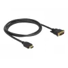 Video kaabli adapter DeLOCK 85653 1,5 m HDMI tüüp A DVI must