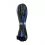 Toitekaablikomplekt CableMod C-Series PRO ModMesh 12VHPWR StealthSense must/sinine ümbrisega