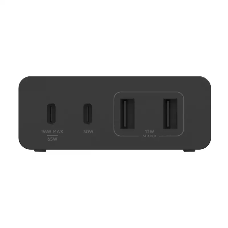 Laadija Belkin WCH010vfBK siseruumide vahelduvvoolu kiirlaadimine 2 USB USB-C must