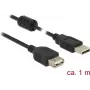 USB-kaabel DeLOCK 84883 USB 2.0 1 m Must