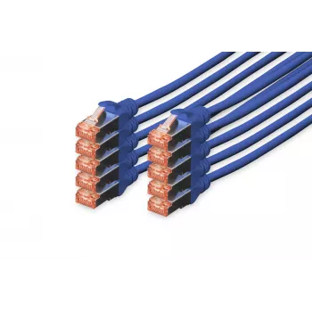 Võrgukaabel Digitus CAT 6 S/FTP RJ-45 0,25 m, sinine