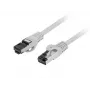 Võrguparanduskaabel LANBERG Cat8 S/FTP (S-STP) RJ-45–RJ-45 Hall 0,5 m