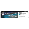 HP 982X High Yield Cyan Original PageWide kassett, tsüaan, 1 tk, 16000 lehekülge