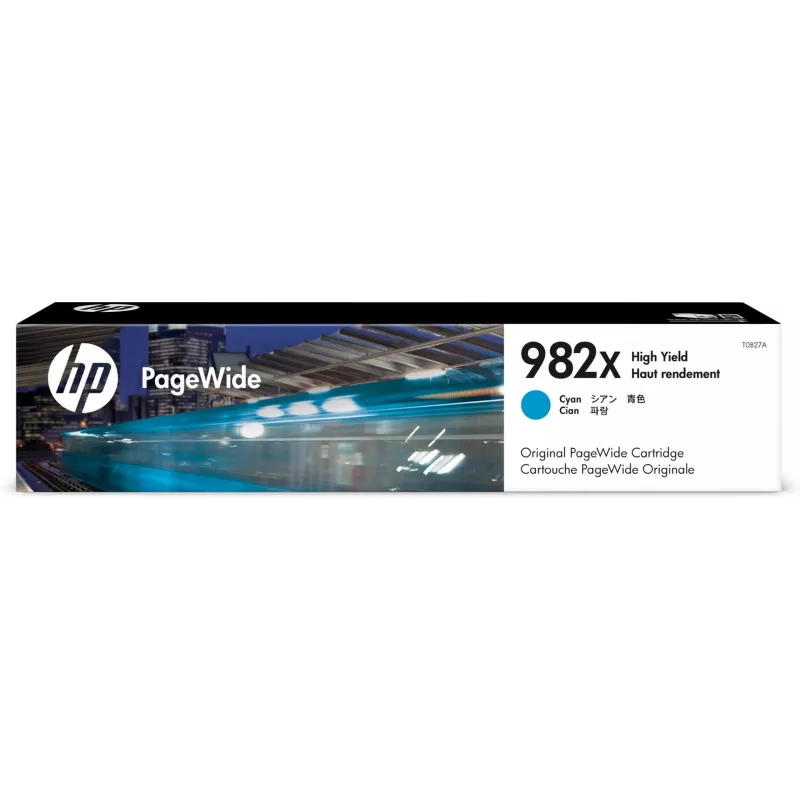 HP 982X High Yield Cyan Original PageWide kassett, tsüaan, 1 tk, 16000 lehekülge