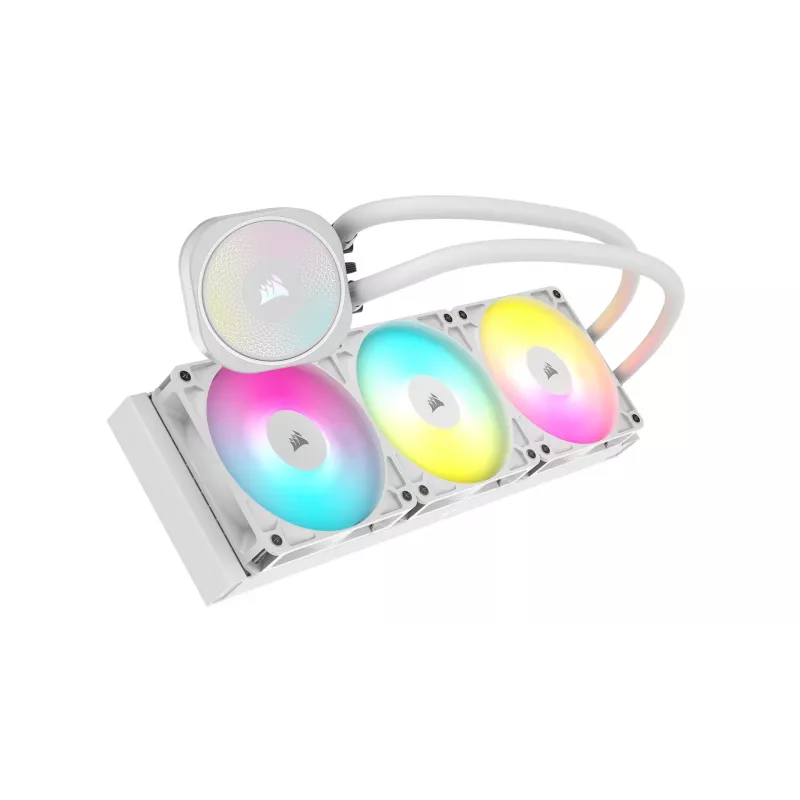Kõik-ühes vedelikjahuti Corsair NAUTILUS 360 RS ARGB 1700 RPM valge