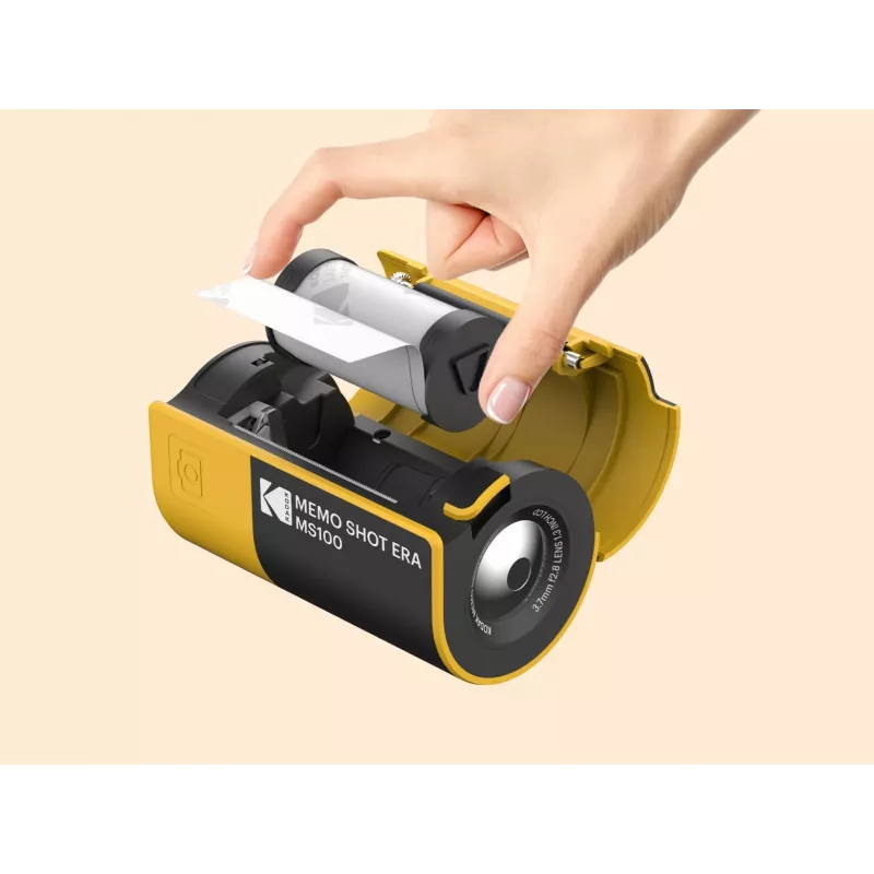 Kodak MemoShot Era MS100 fotoprinter 68.58 x 45.72 mm must kollane