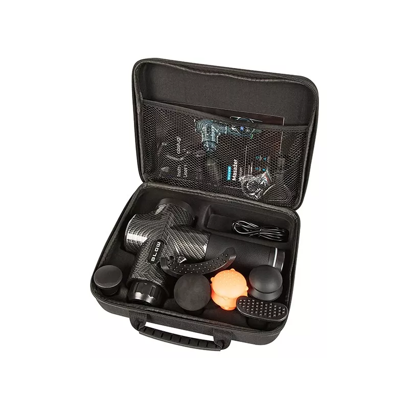 Käsipõrutusmassaažipüstol BLOW Wave 4000 mudel 44-340# — 32 intensiivsusastet, 2200 mAh aku, USB-C
