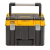 Tööriistakast DeWalt DWST83343-1 — alumiinium/plastik, veekindel, hingedega kaas, lukustatav, 1 sahtel, 440×333×323 mm