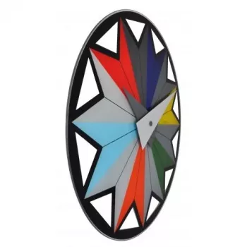 NeXtime klok 8163 Circus, Ø43 cm, seinakell, must/mitmevärviline
