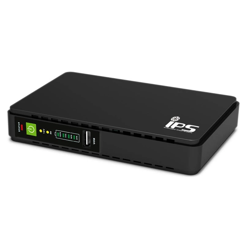Toiteadapter/inverter MPL Power RouterUPS-30-PoE 30 W sisetingimustesse, 100–240 V, must, 160×105×28 mm