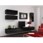 Cama TV-alus VIGO 140 30/140/40 must/must läikiv